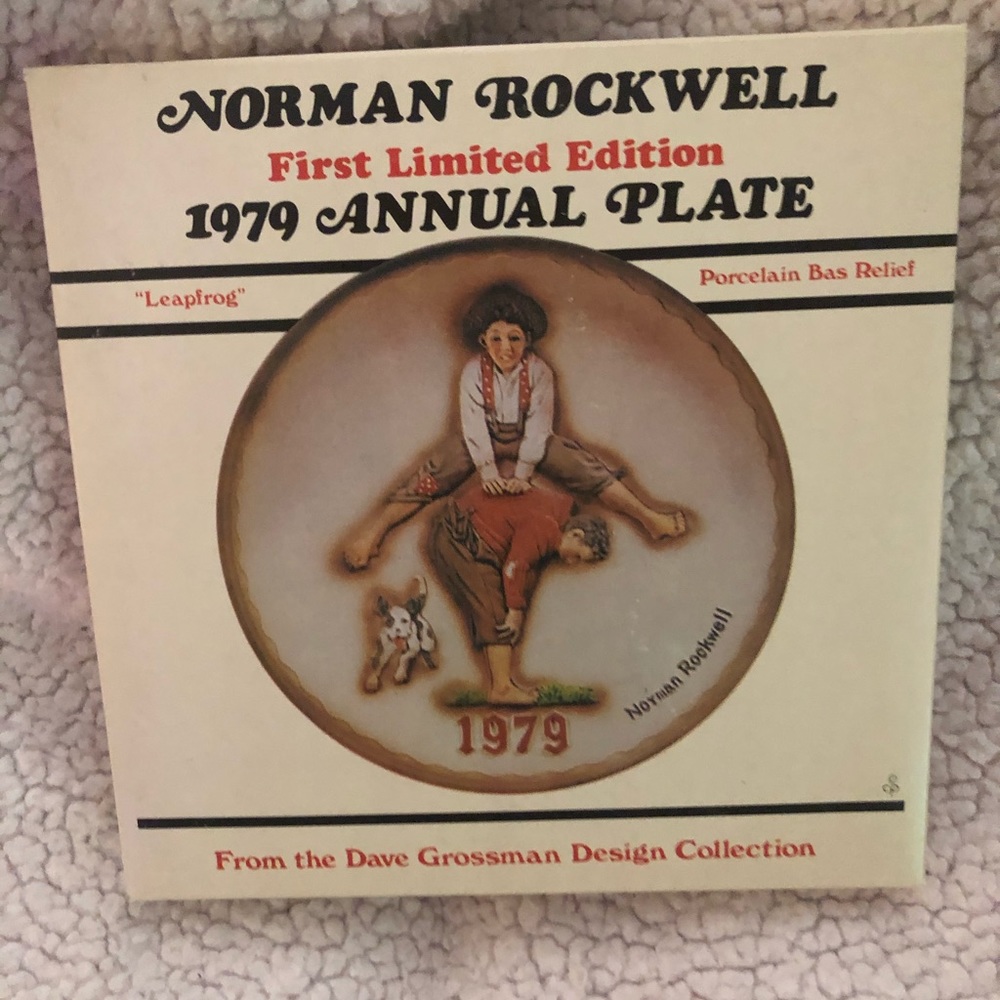 Norman Rockwell 1st Limited Edition 1979 Annual